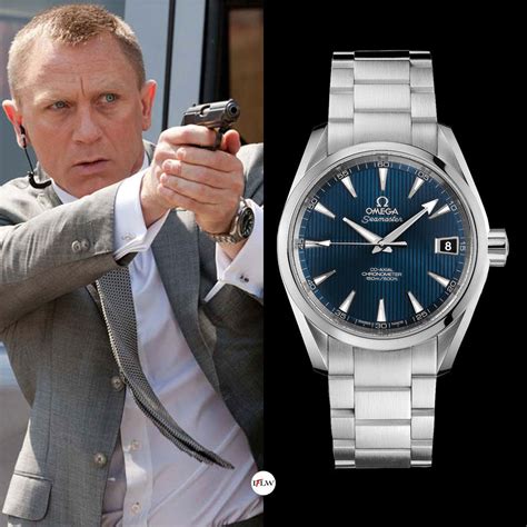 celebrities who wear omega seamaster.